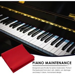 Piano Keyboard Anti Dust Key Cover, Key Cover Cloth for 88 Keys